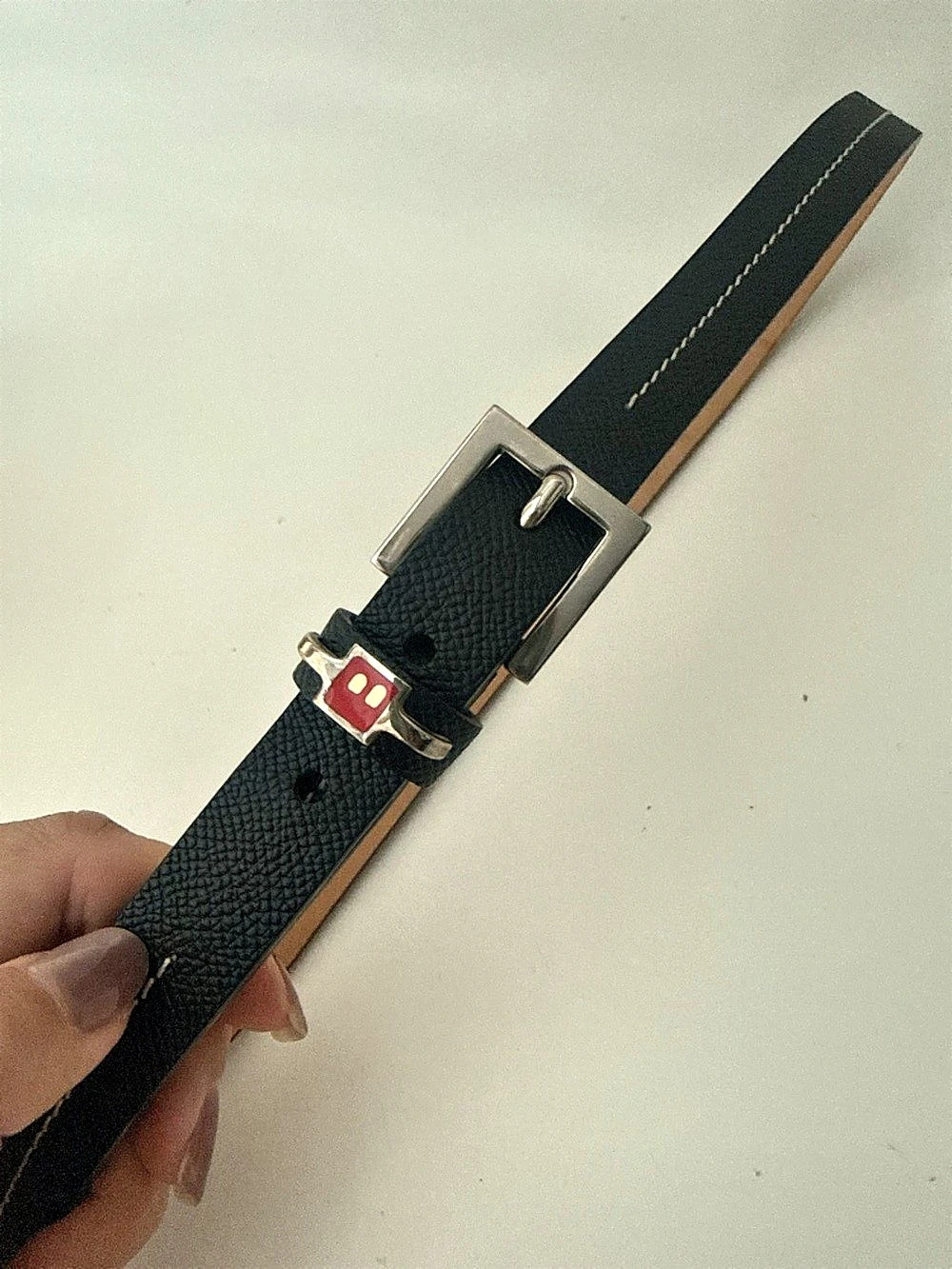 Bally black genuine leather belt size 75/30 made in Italy - Picture 2 of 9